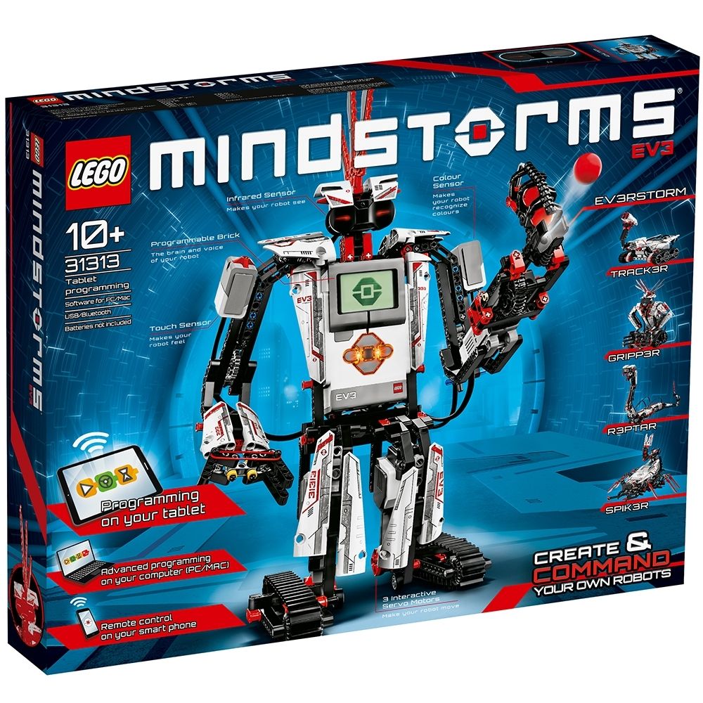 The Lego Mindstorms EV3 box